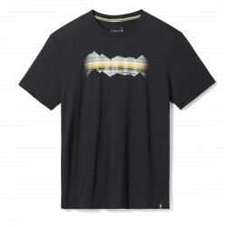 Smartwool - tricou sport unisex maneca scurta Mountain Horizon Graphic Short Sleeve Tee - negru
