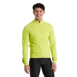 Specialized - rainy weather cycling jacket Hyprviz SL Polartech Neoshell rain jacket - fluo green