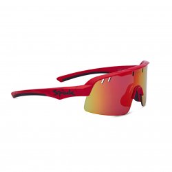 Spiuk - sport sun glasses Skala mirrored red lens -  red black frame