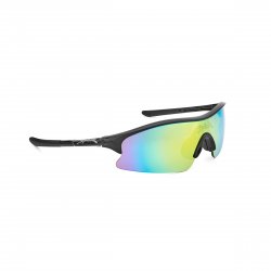 Spiuk - sport sun glasses for kids Frisbee. mirrored orange lens - black frame