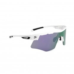 Spiuk - sport sun glasses Mirus, clear purple lens - white frame