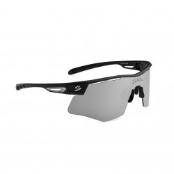 Spiuk - sport sun glasses Mirus, silver mirrored lens - black frame