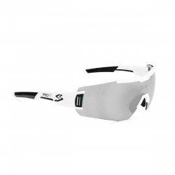 Spiuk - sport sun photochromatic glasses Profit, Lumiris II clear lens - white frame