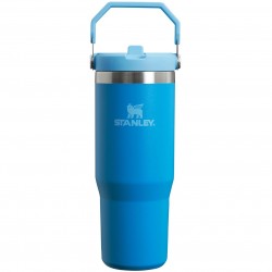 Stanley - termos tip sticla cu pai - Flip Straw Tumbler - albastru intens azur - 890 ml