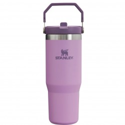 Stanley - termos tip sticla cu pai - Flip Straw Tumbler - mov deschis lila - 890 ml