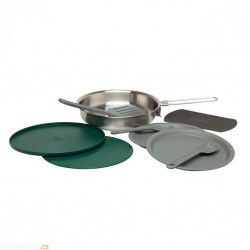 Stanley - Adventure cooking set All-in-One Fry Pan Set - Stainless Steel - 940 ml