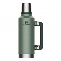 Stanley - classic thermos with handle The Legendary Classic Bottle - Hammertone green - 1.9 Liters