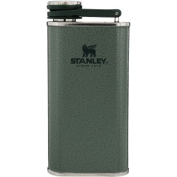 Stanley - liquids transport flask Classic Easy fill Wide Mouth Flask - Hammertone Green - 230 ml