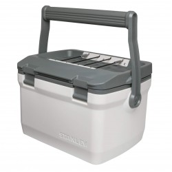 Stanley - portable freezer adventure series easy carry lunch outdoor cooler - polar white 6.6Liters