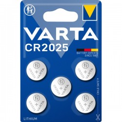 Varta - small battery coin cell design CR2025 (2nd model) - 5 pieces