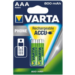 Varta - set acumulatori AAA Recharge Accu Power 800 mAh - set 2 buc AAA
