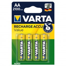Varta - set acumulatori AA Recharge Accu Value 2100 mAh - 4 buc