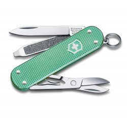 Victorinox - classic pocket knife Alox series - mint light green