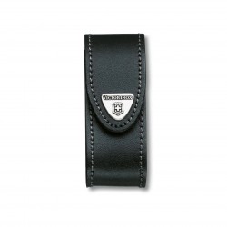 Victorinox - black leather small pouch (sheath) for pocket knife - black