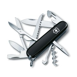 Victorinox - folding knife Huntsman, 15 features - silver black