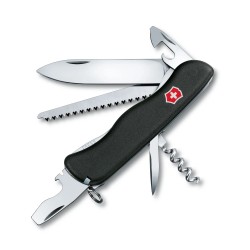Victorinox - pocket knife Forester, 12 features - silver black