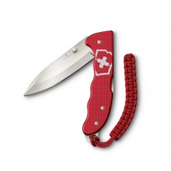 Victorinox - folding knife Evoke Alox, 5 features - silver red