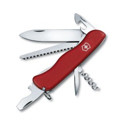 Victorinox - pocket knife Forester, 12 features - silver red