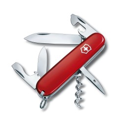 Victorinox - pocket knife Spartan, 12 features - silver red