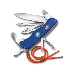 Victorinox - pocket knife sailing Skipper knife. 18 features - silver blue