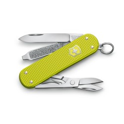Victorinox - classic pocket knife SD Alox Limited Edition 2023 - green neon yellow