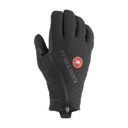Castelli warm cycling gloves with long fingers - Espresso GT - black