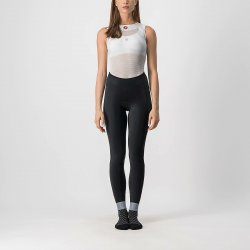 Castelli - pantaloni lungi ciclism pentru femei ploaie sau vreme rece, Tutto Nano Women tights - negru