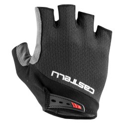 Castelli - cycling gloves short fingers Entrata V - black gray