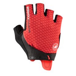 Castelli - cycling gloves Rosso Corsa Pro V - red black