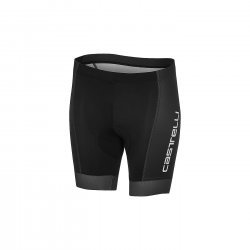 Castelli - pantaloni scurti pentru ciclism pentru copii Future Racer Kid Short - negru