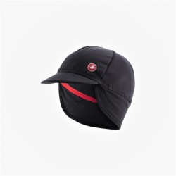 Castelli - cycling cap winter or cold weather Estremo WS - black red