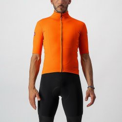 Castelli - Jacheta ciclism cu maneca scurta Perfetto RoS Light - portocaliu briliant