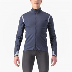 Castelli - cycling jacket cold weather or winter Alpha Ultimate Insulated jacket - navy blue gray