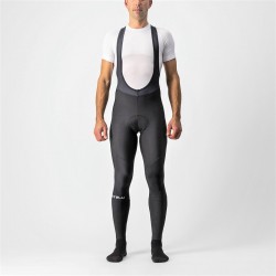 Castelli - pantaloni lungi ciclism pentru barbati cu bretele Entrata bibtights - negru