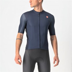 Castelli - short sleeves cycling jersey Endurance Elite Jersey - dark blue