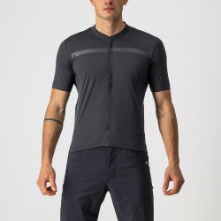 Castelli - short sleeves cycling jersey Unlimited AllRoad - anthracite dark gray 