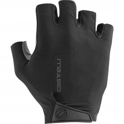 Castelli - cycling gloves short fingers Premio gloves - black gray