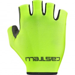 Castelli - cycling gloves for summer short fingers Superleggera Summer - fluo yellow gray