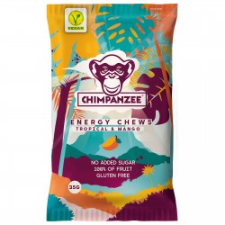 Chimpanzee - gummy jellies Energy Chews - mango tropical fruits - pack 35g 