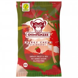 Chimpanzee - jeleuri gumate Energy Chews - capsuni - plic 35g 