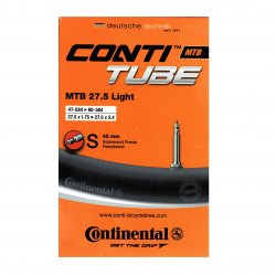 Continental - camera bicicleta 27.5" MTB Light 27.5 - 27.5 x 1.75/2.4 - 47/60-584 - valva presta 42mm