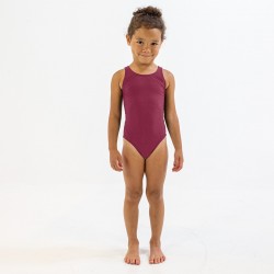 Finis - One piece swimsuit girls Bladeback - solid dark cabernet purple