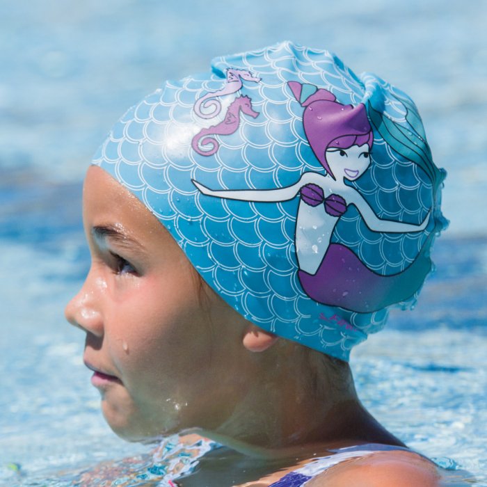 Finis - Silicone swimming cap for kids Mermaid Silicone Cap