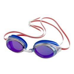Finis - Swimming google for kids (8-12 years) Ripple Goggles - blue mirror red