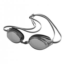 Finis - Swimming google for kids (8-12 years) Ripple Goggles - silver mirror black