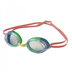 Finis - Swimming google for kids (8-12 years) Ripple Goggles - clear blue pink