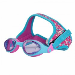 Finis - Swimming google for kids DragonFlys Shell Tint - intense pink light blue with clear lens
