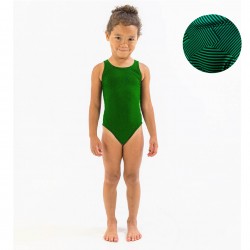 Finis - One piece swimsuit girls Bladeback - Maze Green