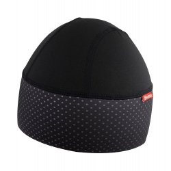 Force - Cycling hat for spring and autumn wearing, use under the helmet Force Points Warm - black gray
