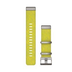 Garmin QuickFit 22 Watch Band - nylon -  Jacquard-weave - Yellow